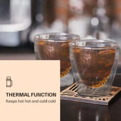 DUOS Dubbelwandig Glas 200 Ml -Huishoudelijk Serviesgoed 1200x1200 524