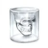 Aretica Shotglaasjes Skull Gift Set Van 4 - Borrelglaasjes - Shot Glaasjes - Vaatwasserbestendige Shotglazen - Shotglas - Drankspel - Glazen Borrelglas - Inhoud 25 Ml - Ø 4.7cm - Transparant