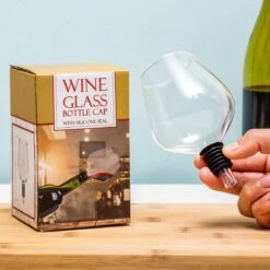 MikaMax Wijnfles Glas XXL - Groot Wijnglas - Past Standaard Kurk Op - 750ml -Huishoudelijk Serviesgoed 1200x1200 641