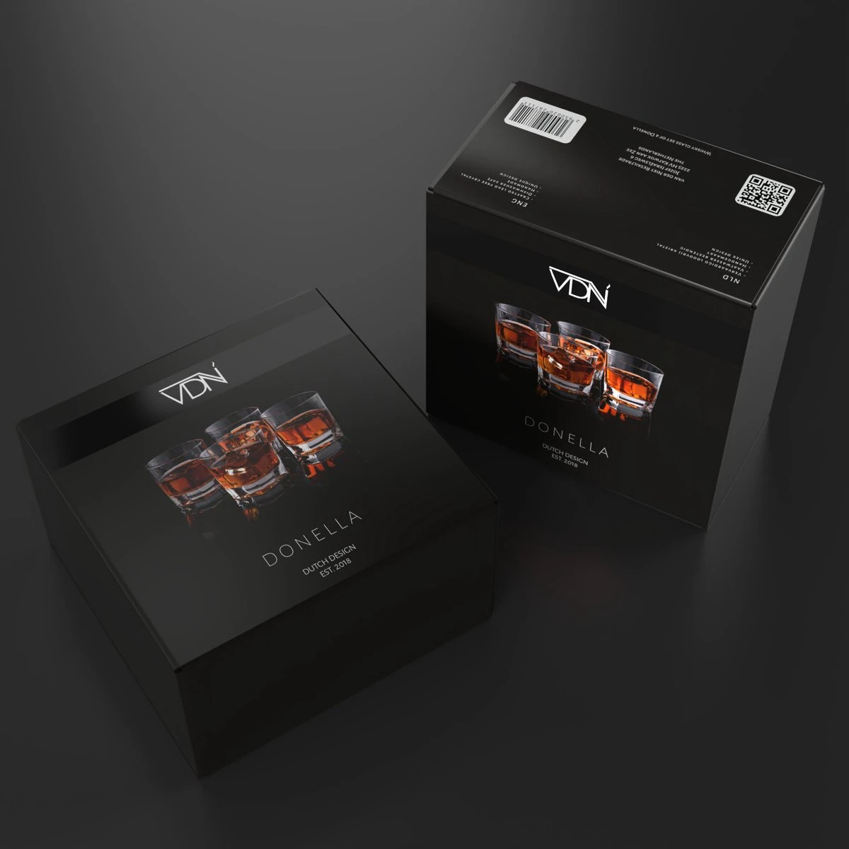 VDN Donella Whiskey Glazen Set Handgeblazen - 4 Whiskeyglazen – Tumbler - Loodvrij Kristal Glas 7 VDN Donella Whiskey Glazen Set Handgeblazen - 4 Whiskeyglazen – Tumbler - Loodvrij Kristal Glas - Afbeelding 7