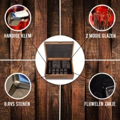 Whiskey Set 12 Delig Whisky Set - Met Glazen En Aluminium Stenen - Whisky Stones Set 12 Whiskey Set 12 Delig Whisky Set - Met Glazen En Aluminium Stenen - Whisky Stones Set -Huishoudelijk Serviesgoed 1200x1200 797