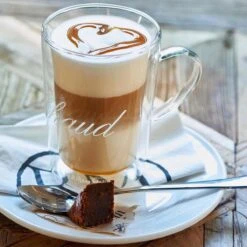 Riviera Maison Dubbelwandig Theeglas, Koffieglas Met Tekst - C'est Chaud Mug - Transparant - Glas 270 Ml - 1 Stuk -Huishoudelijk Serviesgoed 1200x1200 910