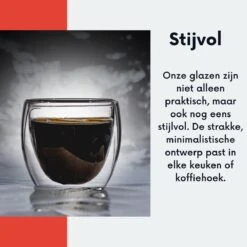 Powarkleen® - 250ml Set Met 6 Dubbelwandige Theeglazen - Theeglazen - Koffieglazen -Huishoudelijk Serviesgoed 1200x1200 922