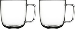 Gusta Fika - Glas - 300ml - Koffie Thee - 4 Stuks -Huishoudelijk Serviesgoed 1200x470