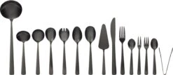 Swiss Pro+ Bestekset In Koffer-72 Delig-12 Persoons-Zwitsers Kwaliteit-Complete Set-100% Roestvrijstaal- Zwart -Huishoudelijk Serviesgoed 1200x518
