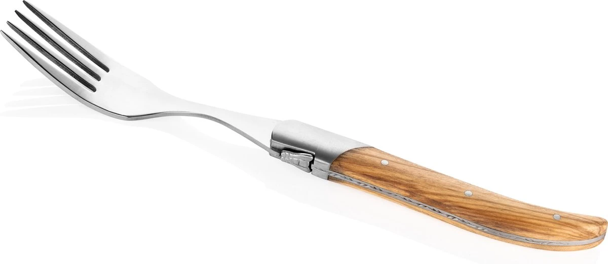 Laguiole Style De Vie Vorken Luxury Line - 6-delig - Olijfhout 2 Laguiole Style De Vie Vorken Luxury Line - 6-delig - Olijfhout - Afbeelding 2