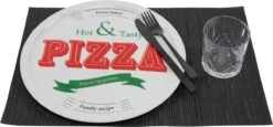 Merkloos Pizzabord - 30Cm - Decor -Huishoudelijk Serviesgoed 1200x557 1