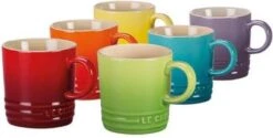 Le Creuset Set Van 6 Mokken 350 Ml Regenboog Kleuren 5 Le Creuset Set Van 6 Mokken 350 Ml Regenboog Kleuren -Huishoudelijk Serviesgoed 1200x605