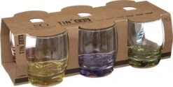 Waterglas Gekleurd Set Van 6 Stuks .Drinkglas Met Gekleurde Bodem. 310ml -Huishoudelijk Serviesgoed 1200x606 1