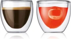 Bodum Theeglazen - Dubbelwandige Koffieglazen - 80 Ml - 6 Stuks - Carte Noire -Huishoudelijk Serviesgoed 1200x661 3