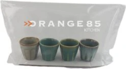 Orange85 Espresso Kopjes - Set Van 4 - Porselein - Hittebestendig - 90 Ml - Rond - Espresso - Mokken - Glazen - Koffiekopjes -Huishoudelijk Serviesgoed 1200x663