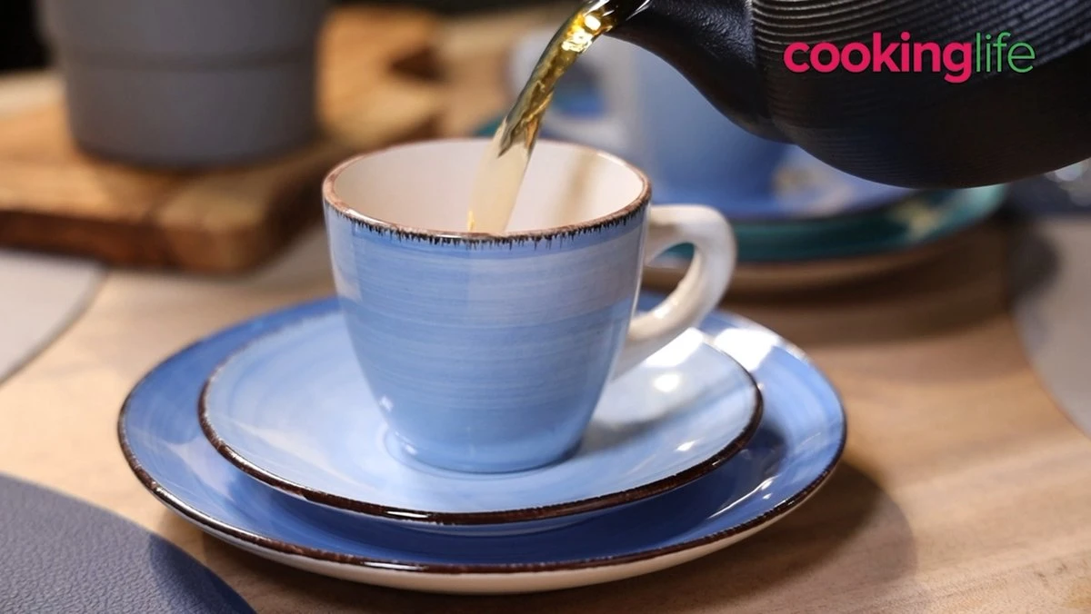 Studio Tavola Ontbijtborden Ocean Blue ø 19 Cm - 6 Stuks 3 Studio Tavola Ontbijtborden Ocean Blue ø 19 Cm - 6 Stuks - Afbeelding 3