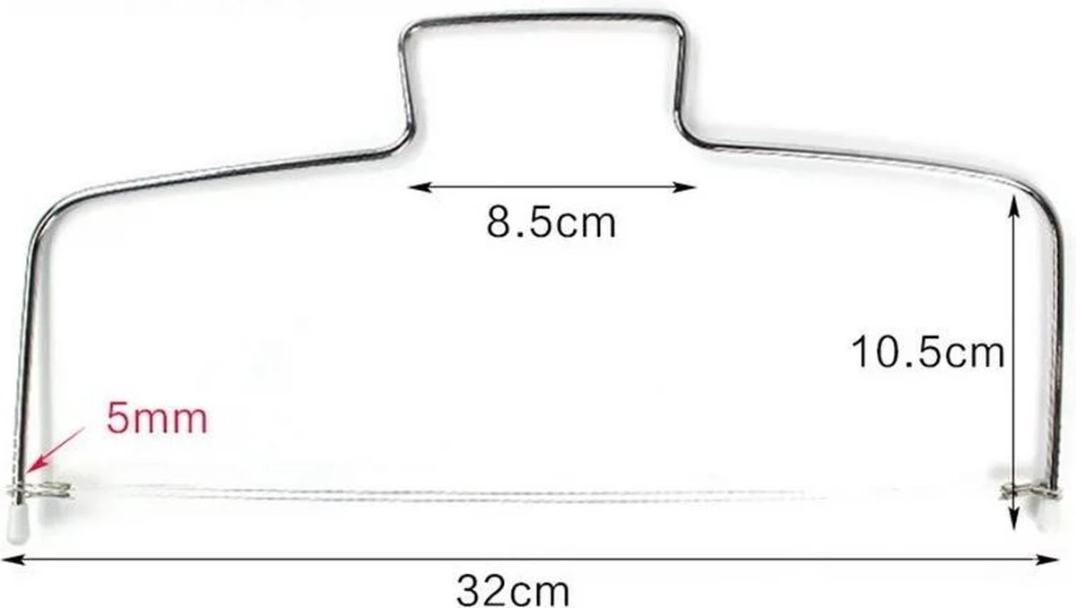 LOUZIR Professionele Taartsnijder - RVS - Taart Zaag - Cake Snijder 7 LOUZIR Professionele Taartsnijder - RVS - Taart Zaag - Cake Snijder - Afbeelding 7