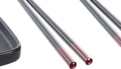 7-delige Sushi Serveer Set Aardewerk Voor 2 Personen Zwart - Sushi Servies -Huishoudelijk Serviesgoed 1200x686