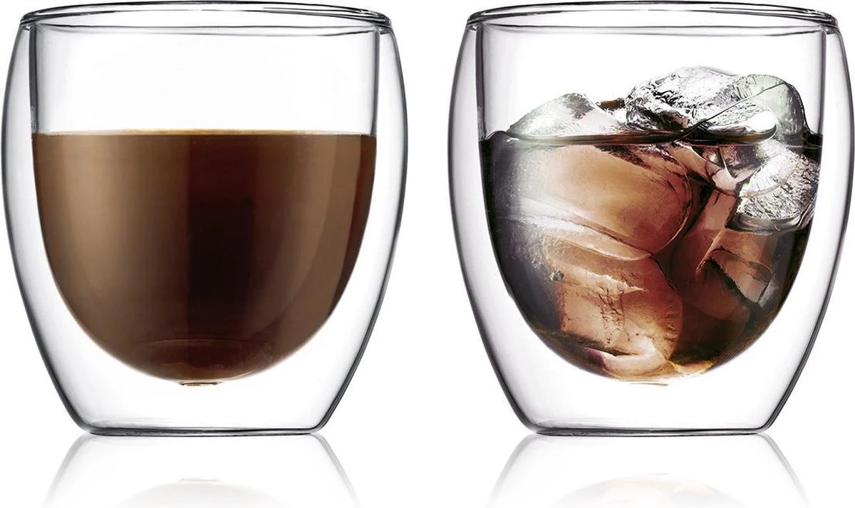 Bodum Pavina Glas - Dubbelwandig - Klein 0.25L - Set Van 2 6 Bodum Pavina Glas - Dubbelwandig - Klein 0.25L - Set Van 2 - Afbeelding 6