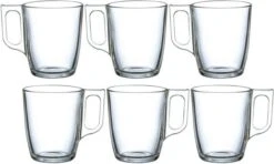 Luminarc Lunminarc Theeglazen Met Oor Set 6x Stuks 250ml - Vaatwasser Bestendig