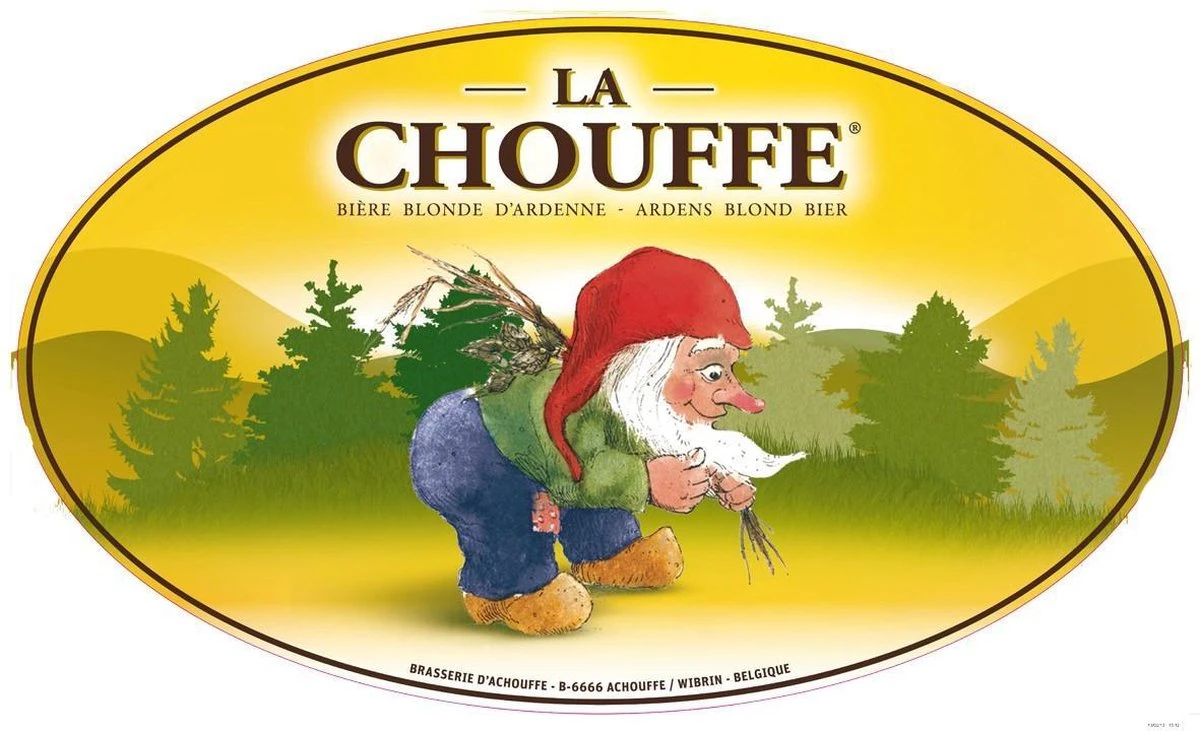 La Chouffe Bierglazen 2 Stuks 33cl. 2 La Chouffe Bierglazen 2 Stuks 33cl. - Afbeelding 2