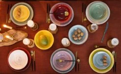 Tavola - Diepe Borden - Kleurrijk - Ø21cm - (6 Stuks) -Huishoudelijk Serviesgoed 1200x738 2