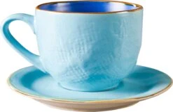 Vivi Oggi - Koffiekopjes Set Van 6 - Ø 9cm - Cappuccino - Kop En Schotel - 150 Ml - Italië -Huishoudelijk Serviesgoed 1200x782 6