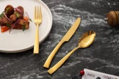 Bestekset - Bestek Goud -24 Delig-Zwitsers Kwaliteit-Complete Set-100% Roestvrijstaal-Gold 24k-Goud 24K 15 Bestekset - Bestek Goud -24 Delig-Zwitsers Kwaliteit-Complete Set-100% Roestvrijstaal-Gold 24k-Goud 24K -Huishoudelijk Serviesgoed 1200x799 31