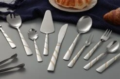 Swiss Pro+ Bestekset In Koffer-72 Delig-12 Persoons-Zwitsers Kwaliteit-Complete Set-100% Roestvrijstaal-Modern Gold 19 Swiss Pro+ Bestekset In Koffer-72 Delig-12 Persoons-Zwitsers Kwaliteit-Complete Set-100% Roestvrijstaal-Modern Gold -Huishoudelijk Serviesgoed 1200x799 61