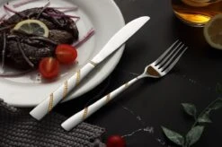 Swiss Pro+ Bestekset In Koffer-72 Delig-12 Persoons-Zwitsers Kwaliteit-Complete Set-100% Roestvrijstaal-Modern Gold 20 Swiss Pro+ Bestekset In Koffer-72 Delig-12 Persoons-Zwitsers Kwaliteit-Complete Set-100% Roestvrijstaal-Modern Gold -Huishoudelijk Serviesgoed 1200x799 62