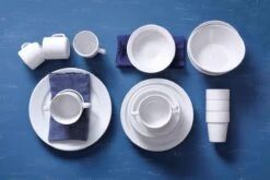 Bord Smalle Rand Mammoet Budgetline 16 Cm Wit 6 Stuk(s) -Huishoudelijk Serviesgoed 1200x800 128