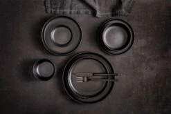 Maastricht Porselein Serviesset Universe Porselein 6-persoons 24-delig Zwart -Huishoudelijk Serviesgoed 1200x800 192