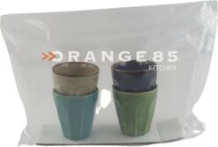 Orange85 Cappuccino Mokken - 4 Stuks - 250 Ml - Porselein - Hittebestendig - Keuken - Accessoires - Cappuccino Glazen - Cappuccino Kopjes - Latte Macchiato Glazen -Huishoudelijk Serviesgoed 1200x809 1