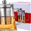 Procidi® Glazen Theepot Met Filter - Theekan Met Infuser - Dubbelwandig Borosilicaat Glas - Thee Thermoskan - Koffiekan 750 ML - Teapot