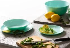 Luminarc Diwali Serviesset - 19-delig - 6 Persoons - Turquoise -Huishoudelijk Serviesgoed 1200x820 4