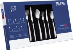 Sola Bestekset Bolero - Economy - 8 Persoons - 70 Delig - Zilver Chroomstaal 18/0 - RVS -Huishoudelijk Serviesgoed 1200x821 1