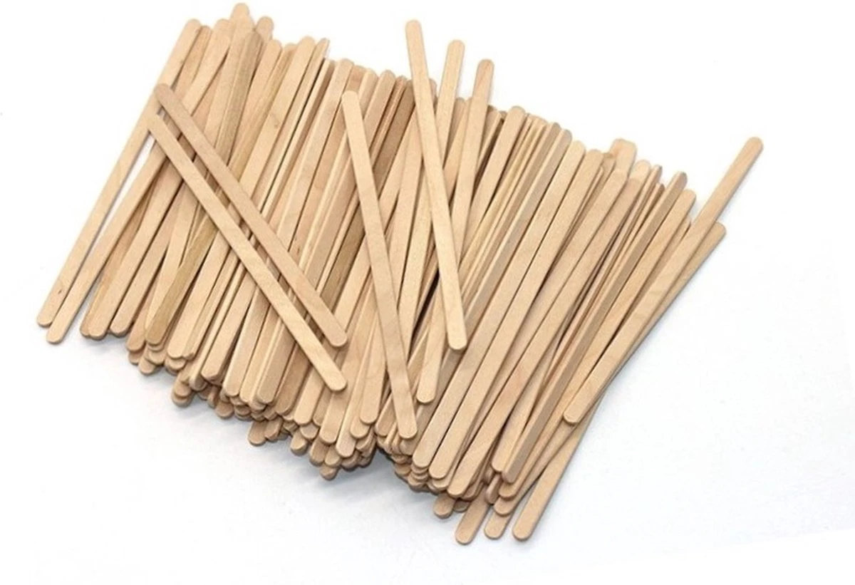 Horeca Verpakkingen Houten Roerstaafjes Met Een Lengte Van 14 Cm | Roerstaafjes | Koffielepels Hout - 5000 Stuks - Greenbasic® 4 Horeca Verpakkingen Houten Roerstaafjes Met Een Lengte Van 14 Cm | Roerstaafjes | Koffielepels Hout - 5000 Stuks - Greenbasic® - Afbeelding 4