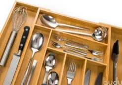 Budu Uitschuifbare Bamboe Bestekbak #47 (47 Cm Diep) - Bestekcassette Hout - Besteklade - 47 X 30,6 - 50 Cm - 6/8 Vakken 11 Budu Uitschuifbare Bamboe Bestekbak #47 (47 Cm Diep) - Bestekcassette Hout - Besteklade - 47 X 30,6 - 50 Cm - 6/8 Vakken -Huishoudelijk Serviesgoed 1200x839 1