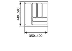 Culinorm Bestekbak - Besteklade - 40 Cm Breed X 50 Cm Diep - Grijs 5 Culinorm Bestekbak - Besteklade - 40 Cm Breed X 50 Cm Diep - Grijs -Huishoudelijk Serviesgoed 1200x850 3