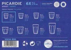 Duralex Picardie Kleine Espresso Waterglas 9 Cl - Gehard Glas - 6 Stuks 11 Duralex Picardie Kleine Espresso Waterglas 9 Cl - Gehard Glas - 6 Stuks -Huishoudelijk Serviesgoed 1200x852 3
