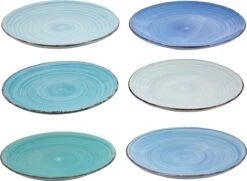 Studio Tavola Dinerborden Ocean Blue ø 26.5 Cm - 6 Stuks -Huishoudelijk Serviesgoed 1200x881 5