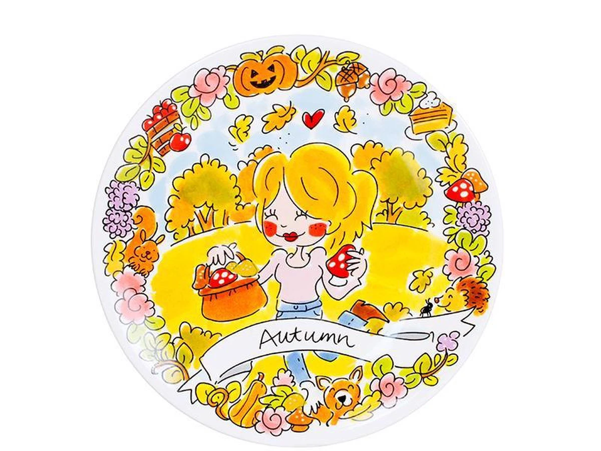 Blond Amsterdam Winter Ontbijtborden Set - 2 Stuks: Autum & Winter - Ø 22 Cm 2 Blond Amsterdam Winter Ontbijtborden Set - 2 Stuks: Autum & Winter - Ø 22 Cm - Afbeelding 2