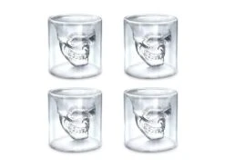 Aretica Shotglaasjes Skull Gift Set Van 4 - Borrelglaasjes - Shot Glaasjes - Vaatwasserbestendige Shotglazen - Shotglas - Drankspel - Glazen Borrelglas - Inhoud 25 Ml - Ø 4.7cm - Transparant -Huishoudelijk Serviesgoed 1200x900 27