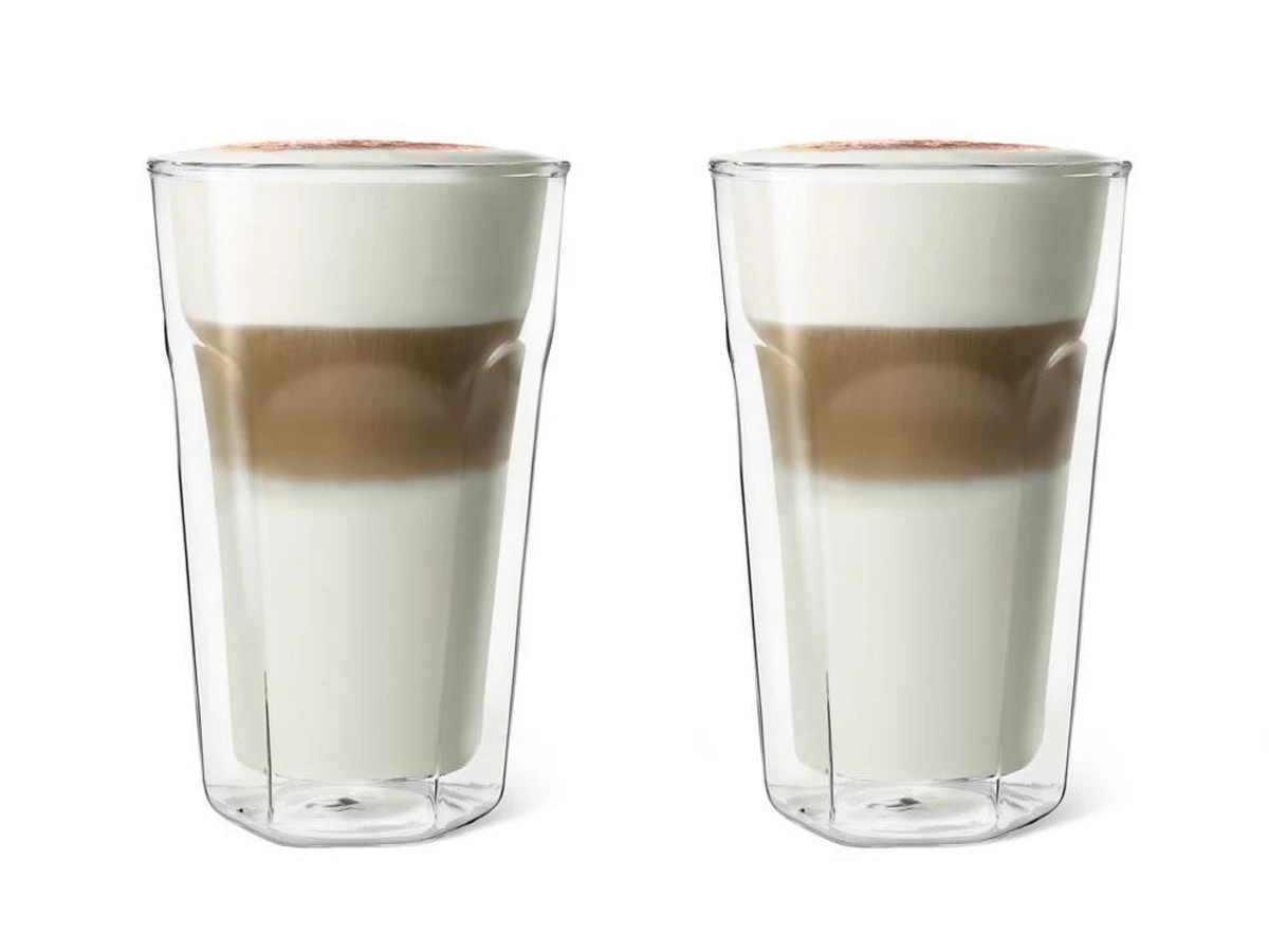 Leopold Vienna - Dubbelwandig Glas Latte Macchiato 280ml (set Van Twee Stuks) 1 Leopold Vienna - Dubbelwandig Glas Latte Macchiato 280ml (set Van Twee Stuks)
