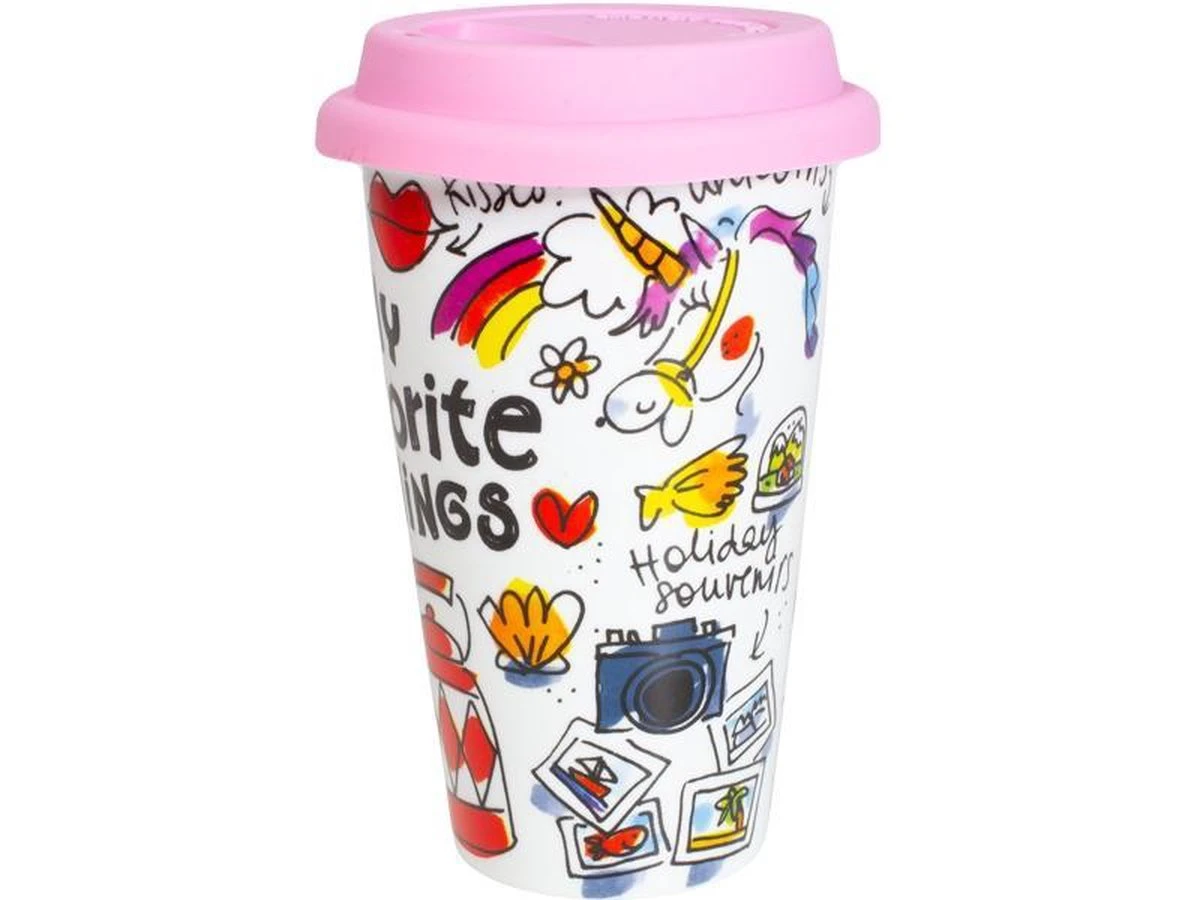 Blond Amsterdam Specials - Coffee To Go Beker - My Favorite Things - 250 Ml 2 Blond Amsterdam Specials - Coffee To Go Beker - My Favorite Things - 250 Ml - Afbeelding 2