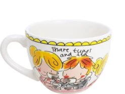 Blond Amsterdam Even Bijkletsen Kop Rood - 350 Ml -Huishoudelijk Serviesgoed 1200x900 90