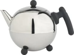 Bredemeijer - Theepot Bella Ronde 1,2L Zwart Beslag - Dubbelwandig -Huishoudelijk Serviesgoed 1200x902 2