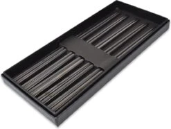 Dymund® Chopsticks - 5 Persoons Eetstokjes Set - Herbruikbaar - RVS - Zwart -Huishoudelijk Serviesgoed 1200x902