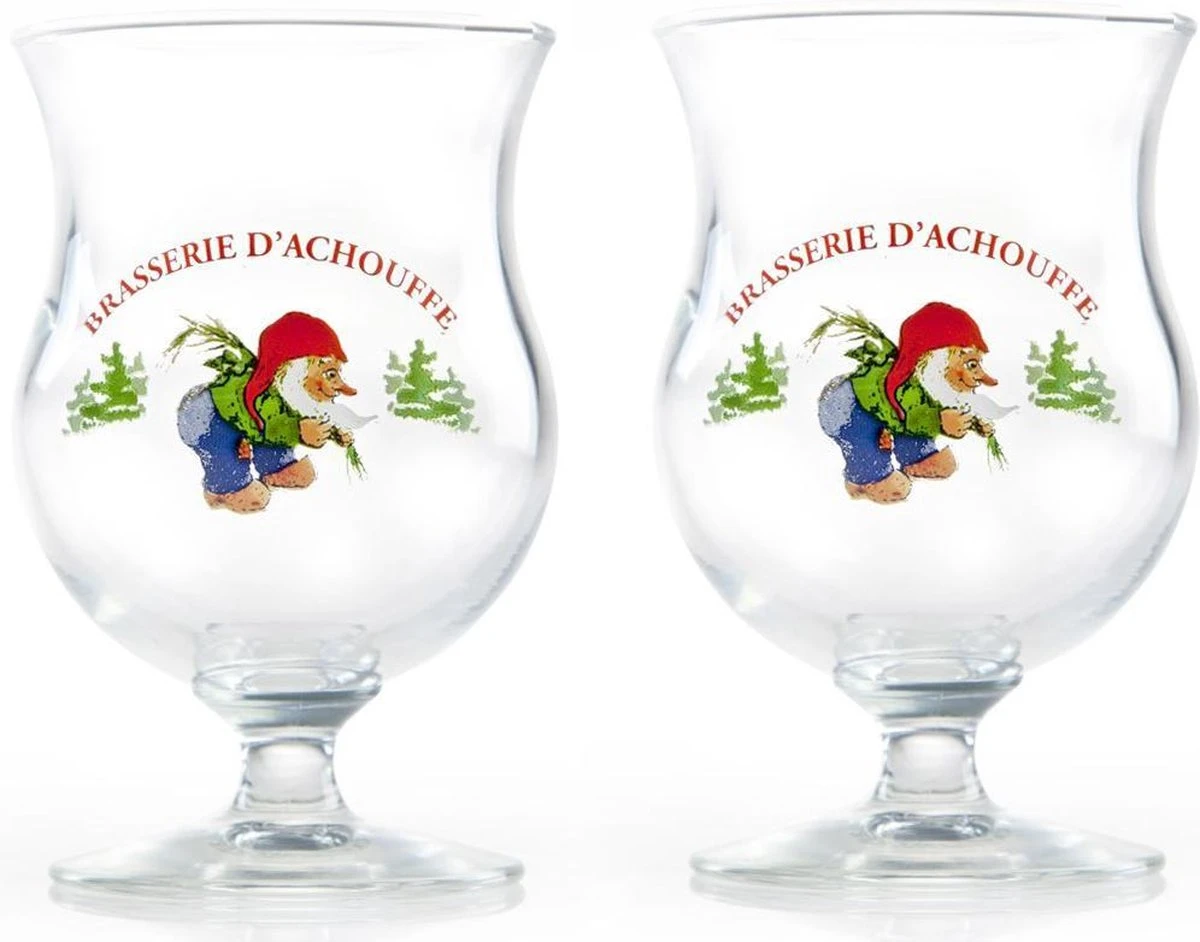 La Chouffe Bierglazen 2 Stuks 33cl. 1 La Chouffe Bierglazen 2 Stuks 33cl.