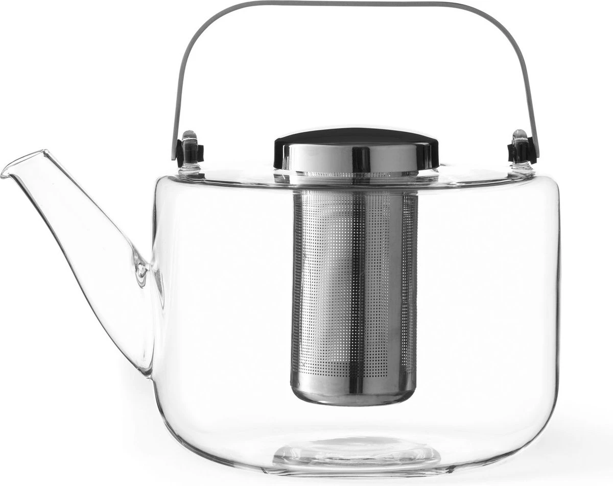 Viva Scandinavia Bjorn Theepot - Glas - Met Filter - 1,2 L - Transparant 1 Viva Scandinavia Bjorn Theepot - Glas - Met Filter - 1,2 L - Transparant