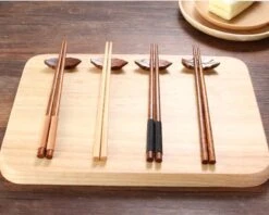 Merkloos Handgemaakte Japanse Eetstokjes - Chestnut -Huishoudelijk Serviesgoed 1200x960