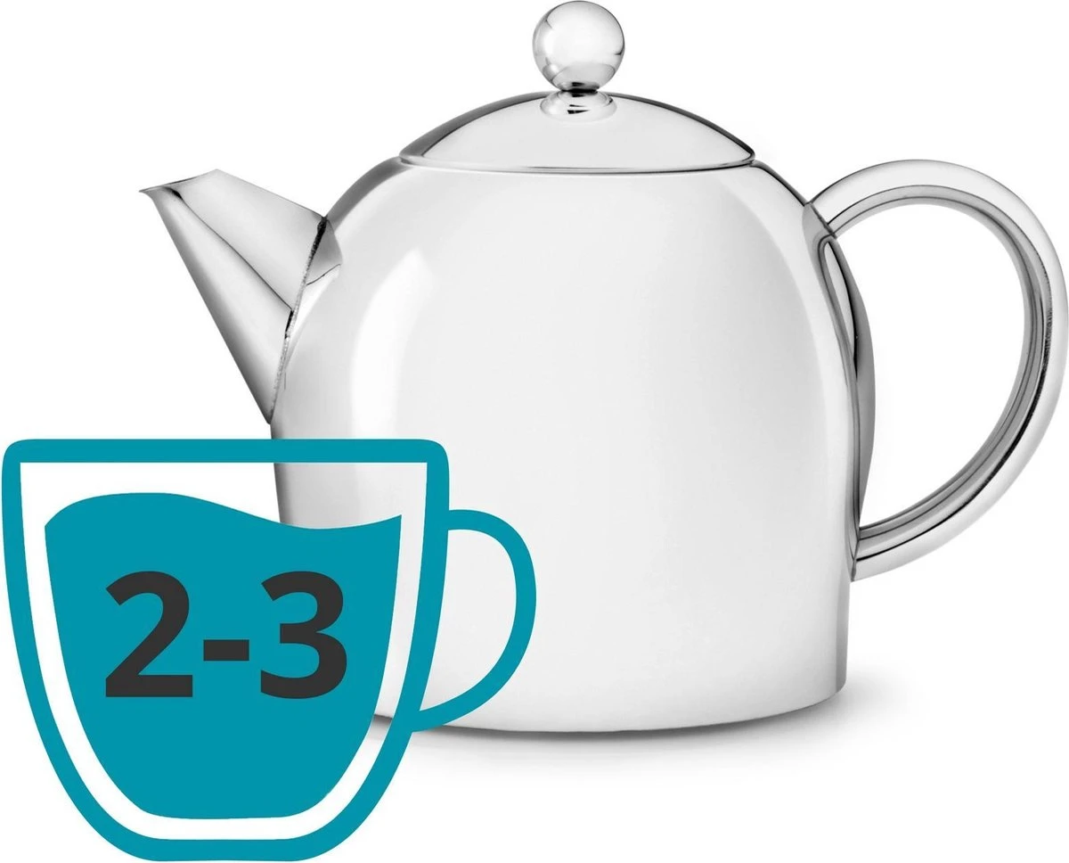 Bredemeijer - Theepot Minuet Santhee 0,5L Glanzend Dubbelwandig 13 Bredemeijer - Theepot Minuet Santhee 0,5L Glanzend Dubbelwandig - Afbeelding 13