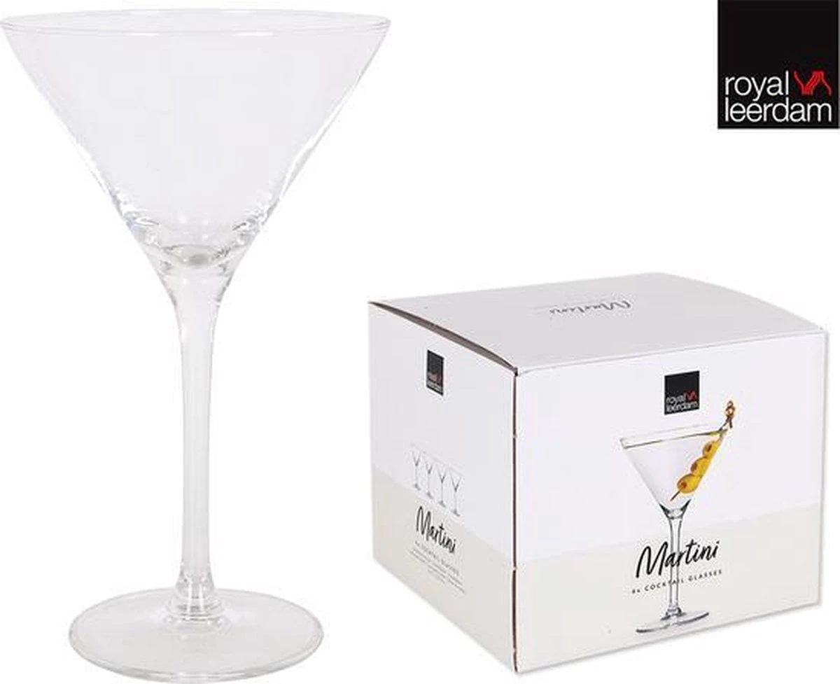 Royal Leerdam Cocktailglas - 26cl - 18cm - 4 Stuks 3 Royal Leerdam Cocktailglas - 26cl - 18cm - 4 Stuks - Afbeelding 3
