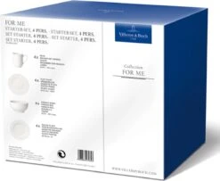 Villeroy & Boch For Me Starter Set - 4 Personen - Porselein -Huishoudelijk Serviesgoed 1200x985 5